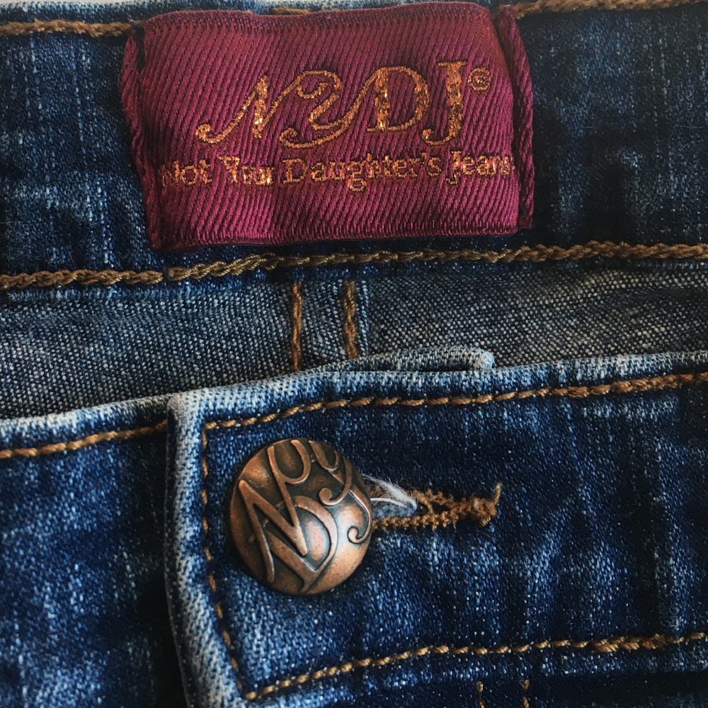 NYDJ Jeans Plus Sized Ankle Length Medium wash